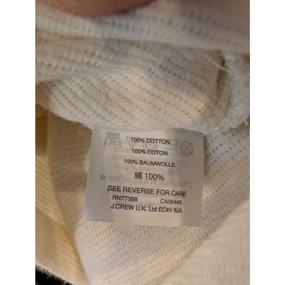 Madewell | Cream Ribbed Bell Sleeve Sweater | XS - Picture 6 of 7